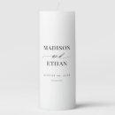Search for minimalist wedding candles Typography
