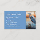 Search for great business cards Great blue heron