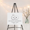 Search for silver welcome wedding signs Black