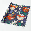 Search for hot chocolate wrapping paper Merry christmas