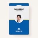 Search for work badges Blue