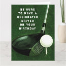 Search for golf birthday cards Sports