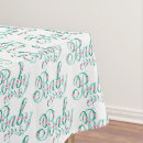 Search for baby shower tablecloths Gender reveal