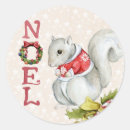 Search for christmas squirrel stickers Red