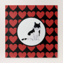 Search for black and white puzzles Hearts