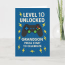 Search for boys 10th birthday cards For him