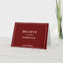 Search for believe in the magic of christmas cards White