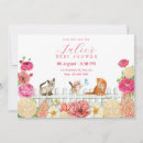 Search for cat baby shower invitations Floral