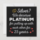 Search for humorous anniversary invitations Couple