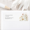 Search for boho chic return address labels Simple