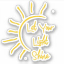Search for let your light shine stickers Sun