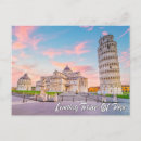 Search for leaning tower of pisa postcards Italy