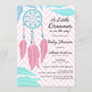 Search for dreamcatcher baby shower invitations girl