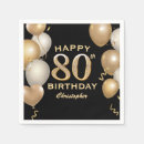 Search for black napkins Adult birthday