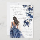 Search for royal blue and gold birthday invitations Floral