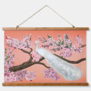 Search for white peacock art Cherry blossoms