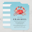 Search for crab invitations Watercolor