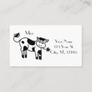 Search for moo standard business cards Cattle