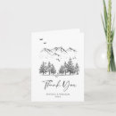 Search for mountain wedding thank you cards Minimalist