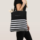 Search for black and white striped bags Stripes