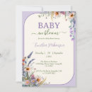 Search for violet baby shower invitations Floral