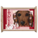 Search for dachshund serving trays doxie