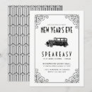 Search for new years eve speakeasy invitations 1920s