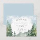 Search for mountain landscape thank you cards Winter forest