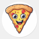 Search for pizza stickers Illustration