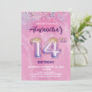 Search for girls 14th birthday invitations For kids