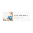 Search for sea turtle return address labels Elegant