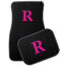 Search for girly car floor mats Black