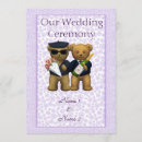 Search for gay wedding programs Order of service