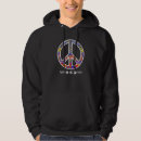 Search for peace sign hoodies Colorful