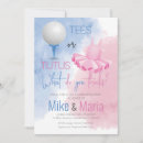 Search for golf gender reveal invitations Baby