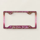 Search for car license plate frames Girly