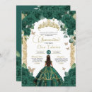 Search for emerald green quinceanera invitations Mis quince anos