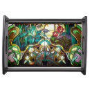 Search for art nouveau serving trays Floral
