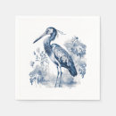 Search for blue heron napkins Watercolor