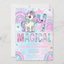 Search for unicorn 4th birthday invitations Rainbow unicorn party