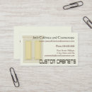 Search for cabinetry business cards Contractor