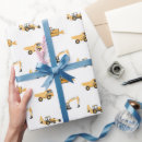 Search for construction wrapping paper Birthday party