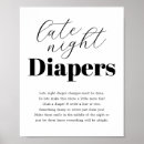 Search for baby shower diaper thoughts sign posters Modern