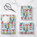 Search for grinch wrapping paper Pattern