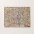 Search for map of paris puzzles Old