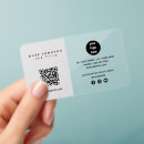 Search for acrylic business cards Qr code