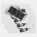 Search for blueprint wrapping paper Vintage