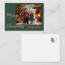 Search for fireplace christmas cards Kitten