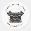 Search for signed by author stickers Writer