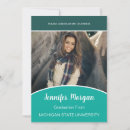 Search for teal graduation invitations Classy